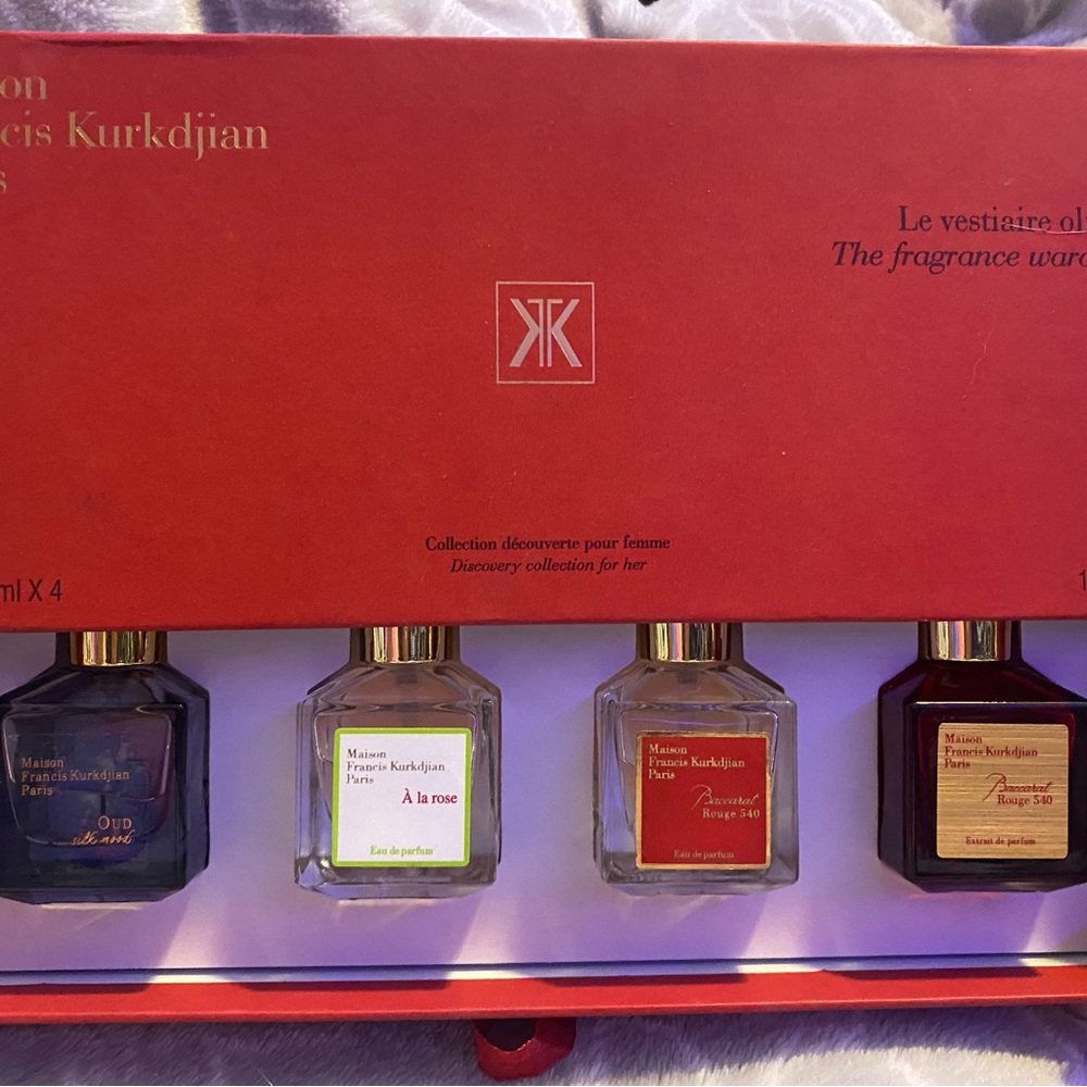 Maison Francis Kurkdjian Fragrance Collection with Red Box